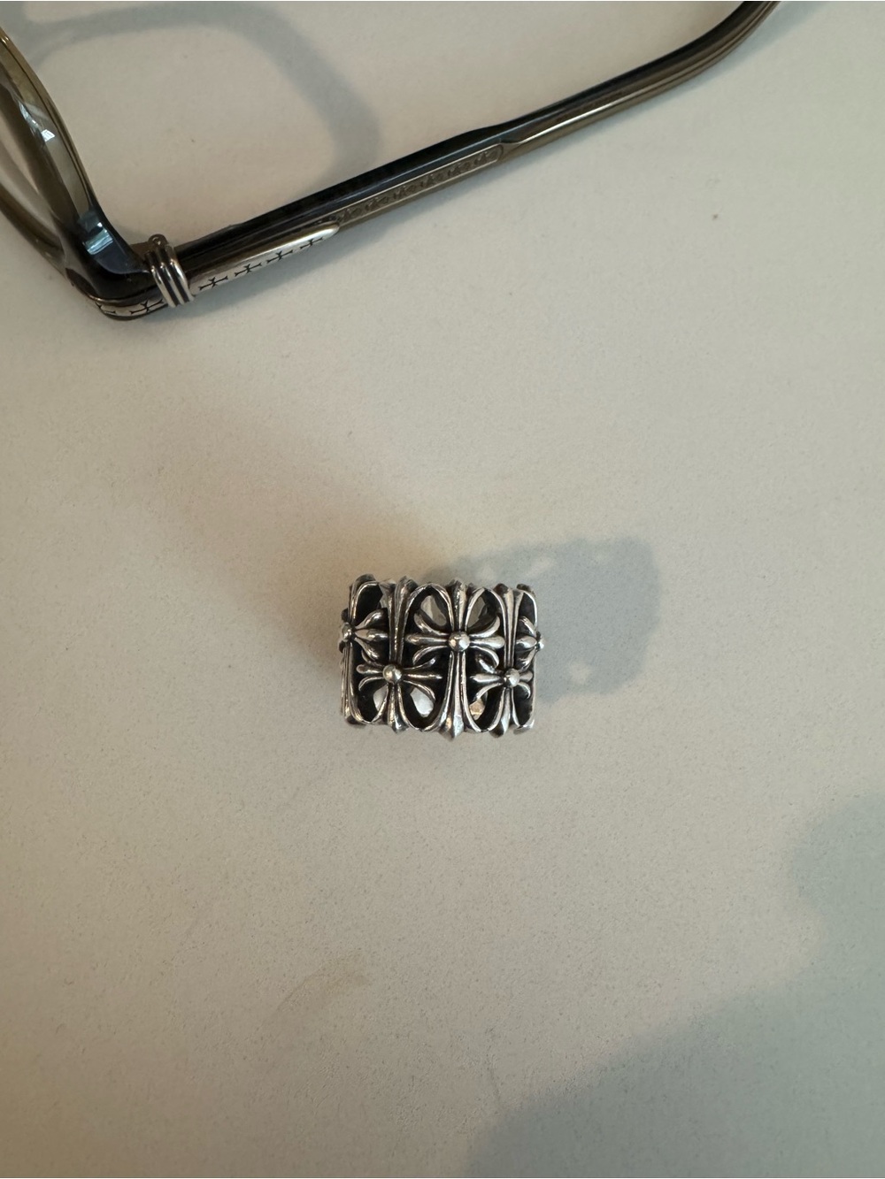 Chrome Hearts cemetery ring size 9
